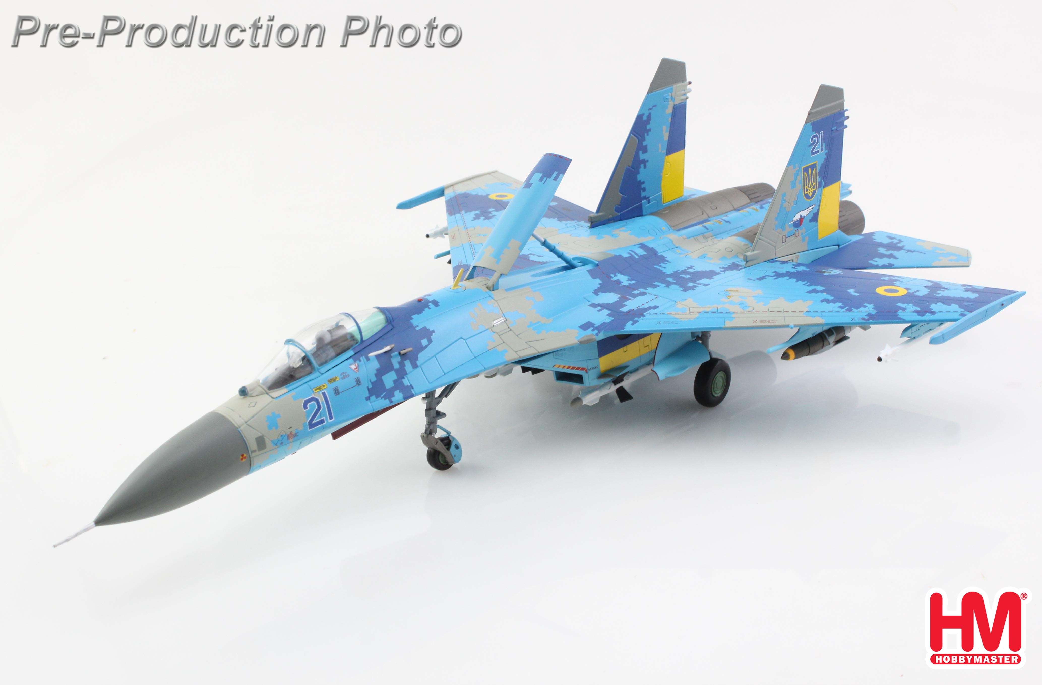 Su-27 Flanker B Blue 21, Ukrainian Air Force (with 2 x JDAM-Er